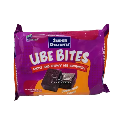 [GR0470] SUPER DELIGHTS UBE BITES 14G 20'S