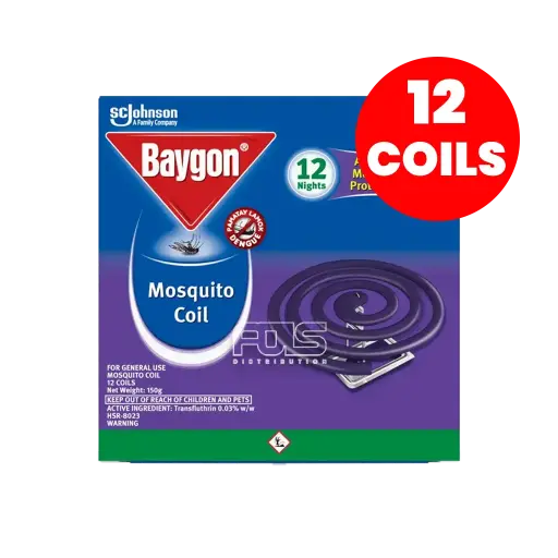 [GR0570] BAYGON MOSQUITO COIL (VIOLET) 12'S BAY74
