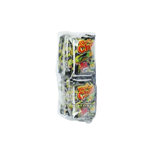 [GR0584] BLACK CHILI CORN CHIPS BBQ FLAVOR 7G 12'S