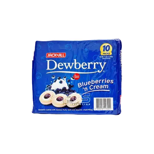 [GR0628] JACK'N JILL DEWBERRY BLUEBERRIES 'N CREAM 10'S