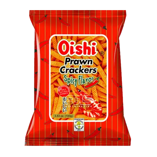 [GR0674] OISHI PRAWN CRACKERS SPICY 60G