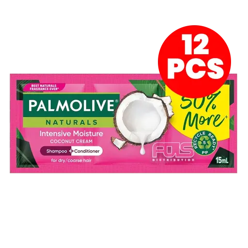 [GR0688] PALMOLIVE SHAMPOO INTENSIVE MOISTURE PNK 15ML 12'S