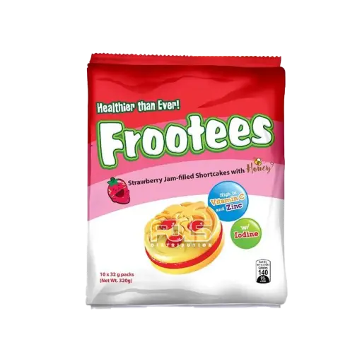 REBISCO FROOTEES STRAWBERRY 32G 10'S
