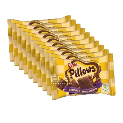 OISHI PILLOWS CHOCO 24G 10'S