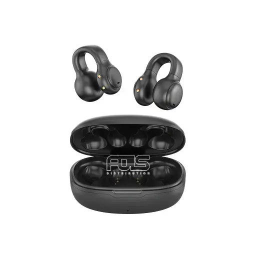 MEZONE CLIPPER OWS TRUE WIRELESS EARBUDS WITH SMART TOUCH CONTROL BLACK 