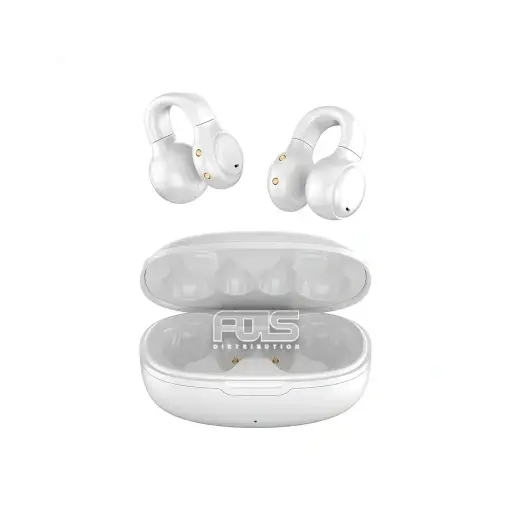 Mezone CLIPPER OWS True Wireless Earbuds with Smart Touch Control White