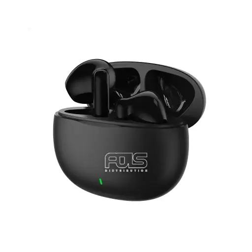 MEZONE MEPODS TWS WIRELESS BLUETOOTH EARPHONES WITH TOUCH CONTROL & BUILT-IN MICROPHONE BLACK