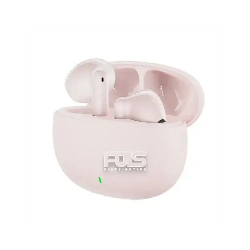 Mezone MEPODS TWS Wireless Bluetooth Earphones with Touch Control & Built-in Microphone Pink