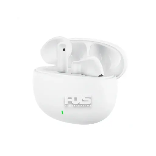 Mezone MEPODS TWS Wireless Bluetooth Earphones with Touch Control & Built-in Microphone White
