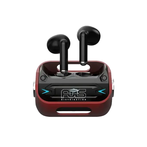 Mezone Twizt ENC True Wireless Gaming Earbuds with LED & Smart Touch Control Black