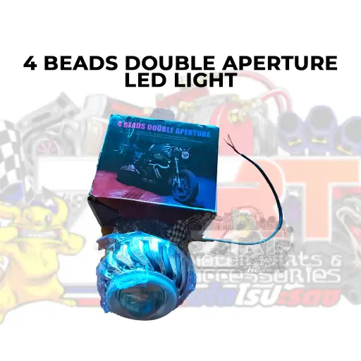 4 BEADS DOUBLE APERTURE LED LIGHT